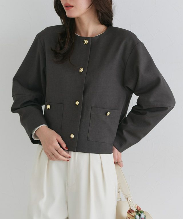 167cm / チャコール / M