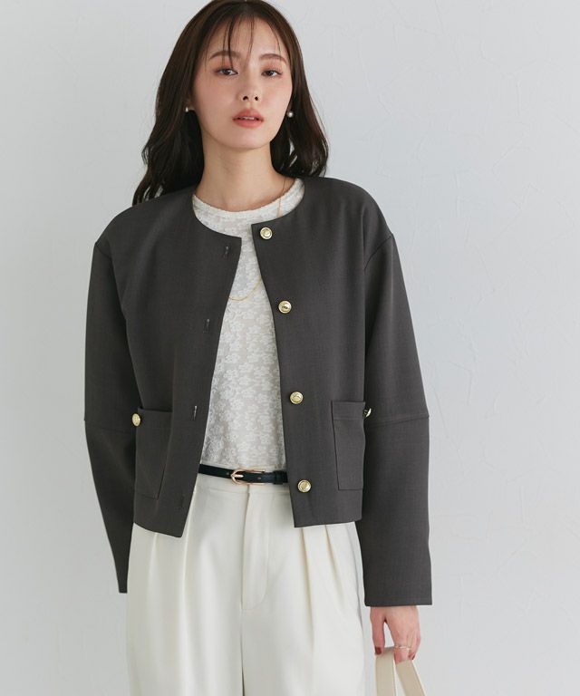 167cm / チャコール / M