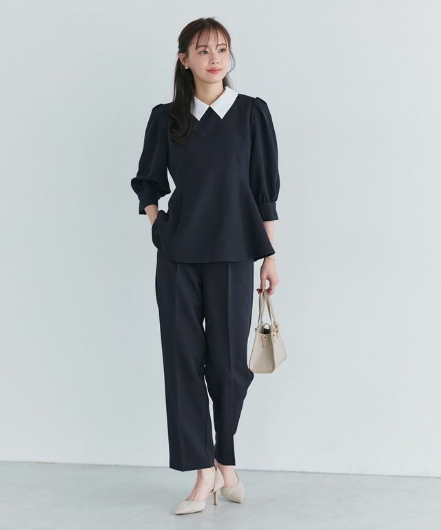 167cm / 無地 / ネイビー / M