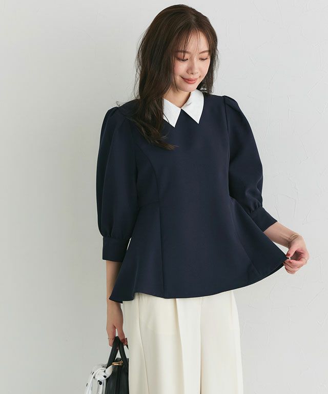 167cm / 無地 / ネイビー / M