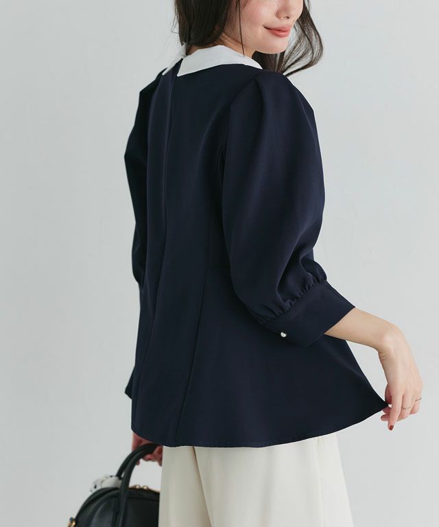 167cm / 無地 / ネイビー / M