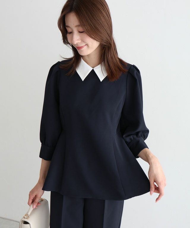 163cm / 無地 / ネイビー / M