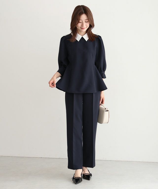 163cm / 無地 / ネイビー / M