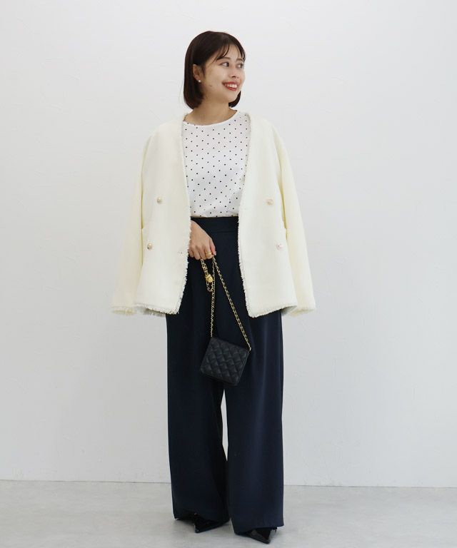 150cm / ドット / オフホワイト / M