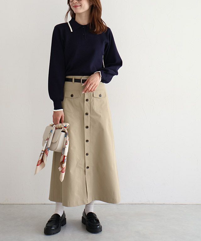 163cm / ベージュ / M