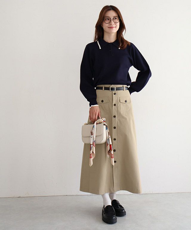 163cm / ベージュ / M