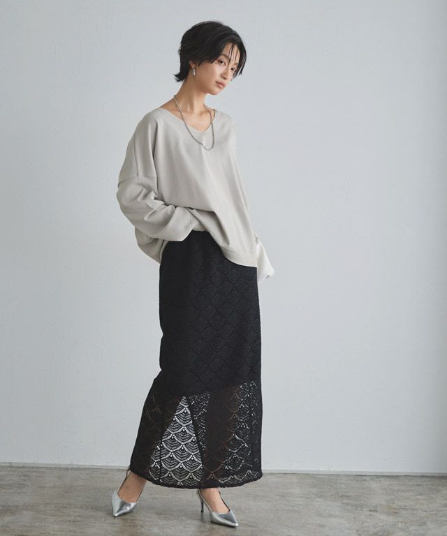 166cm / ライトグレージュ / M