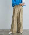 [RASW]エステルツイルハイウエストワイドパンツ