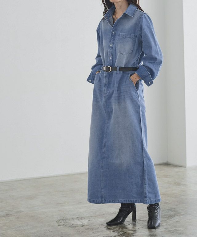 163cm / サックス / M