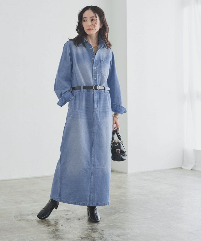 163cm / サックス / M