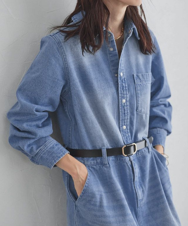 163cm / サックス / M