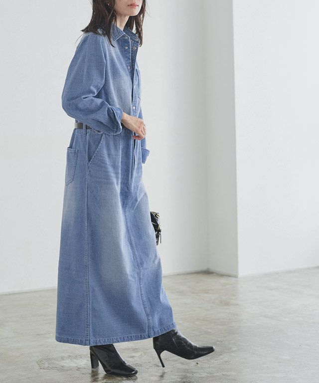 163cm / サックス / M