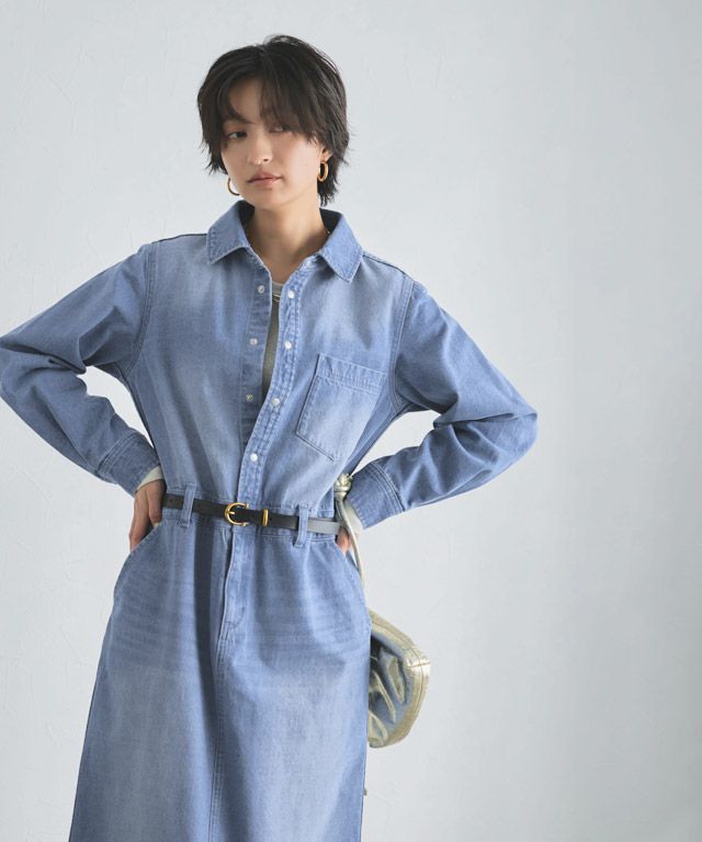 166cm / サックス / M