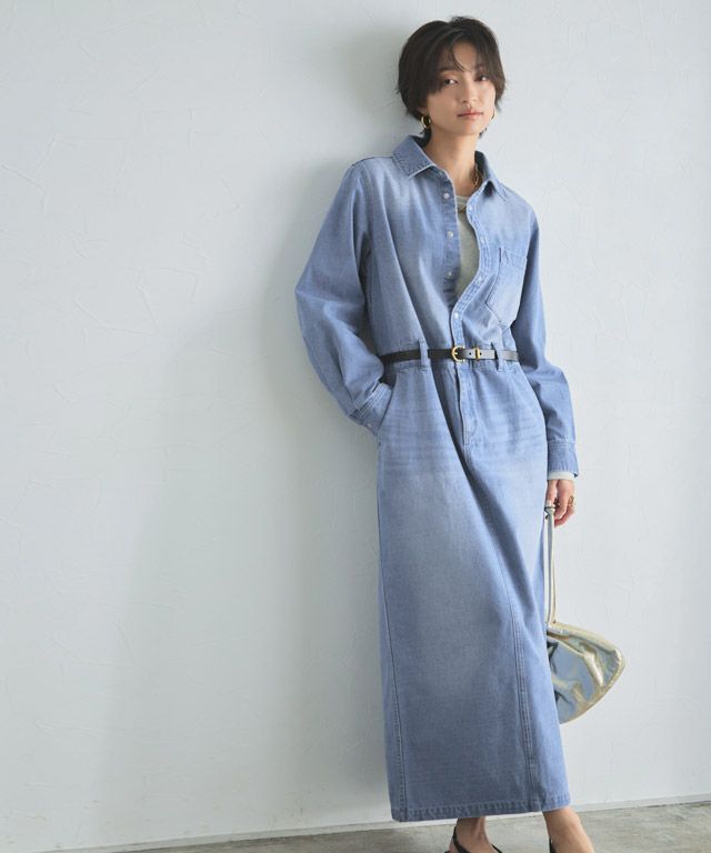 166cm / サックス / M