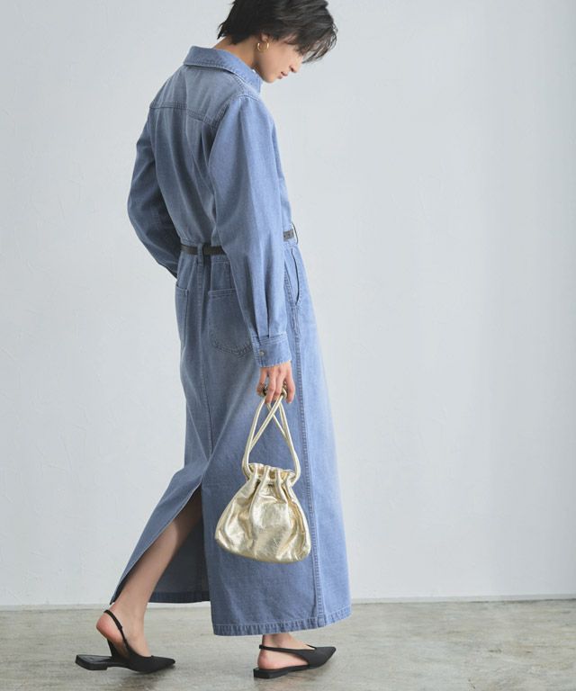 166cm / サックス / M