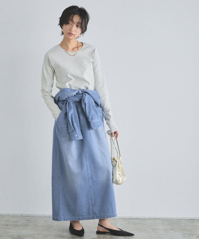 166cm / サックス / M