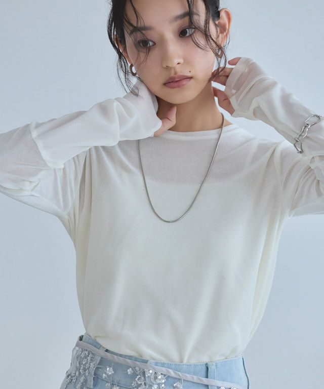 163cm / オフホワイト / F