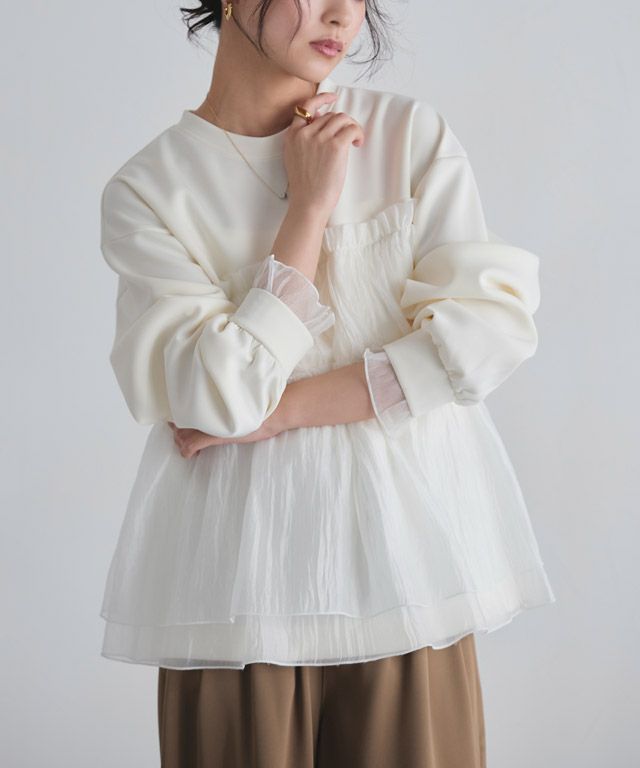 163cm / アイボリー / M