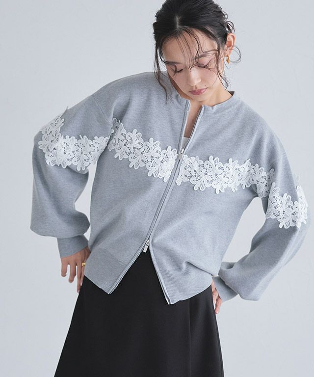 163cm / 杢ライトグレー / M