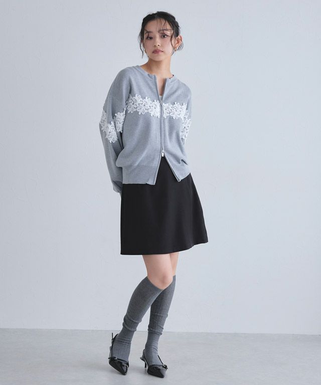 163cm / 杢ライトグレー / M