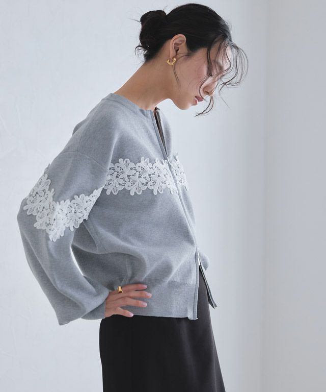 163cm / 杢ライトグレー / M