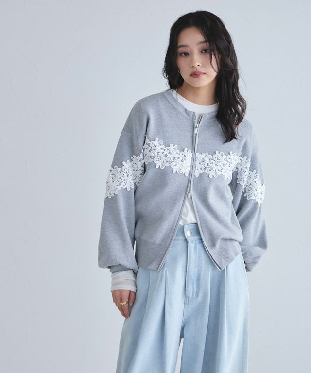 163cm / 杢ライトグレー / M