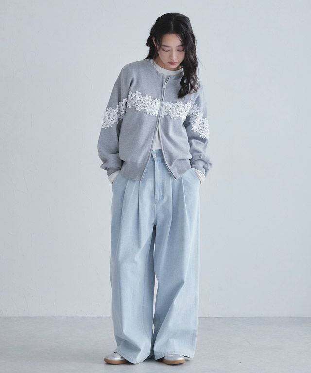 163cm / 杢ライトグレー / M