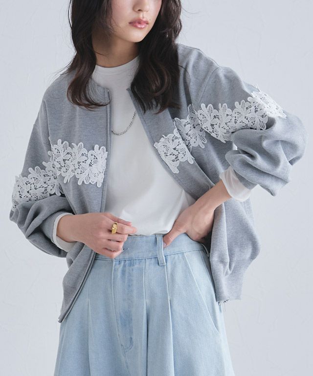 163cm / 杢ライトグレー / M