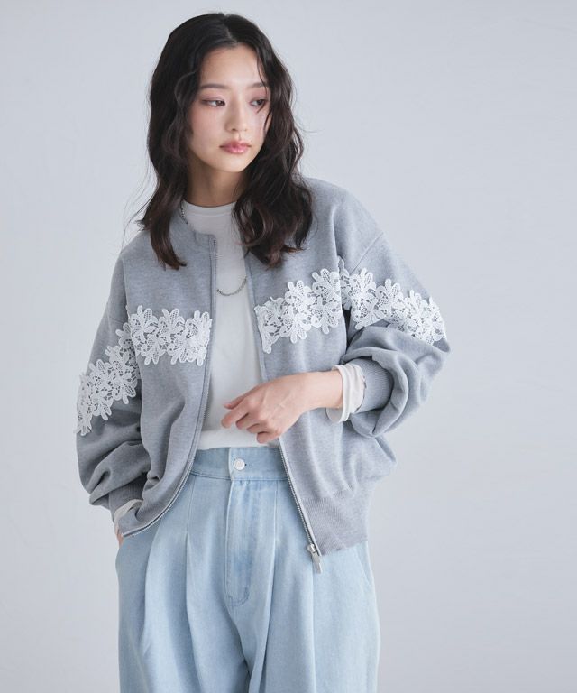 163cm / 杢ライトグレー / M