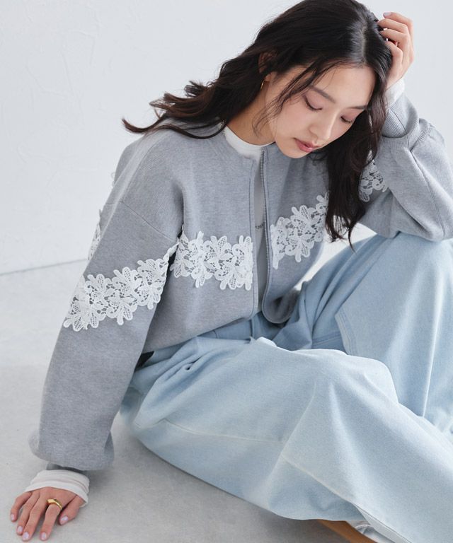 163cm / 杢ライトグレー / M