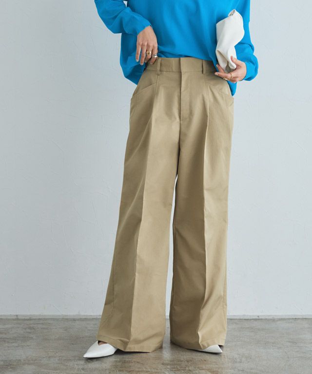 166cm / ターコイズ×ベージュ / M