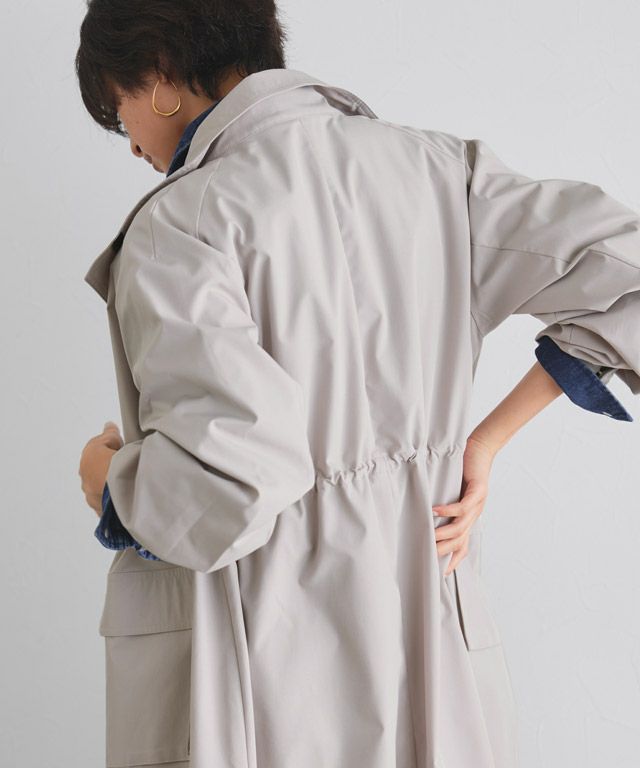 166cm / ブルー×グレージュ / M