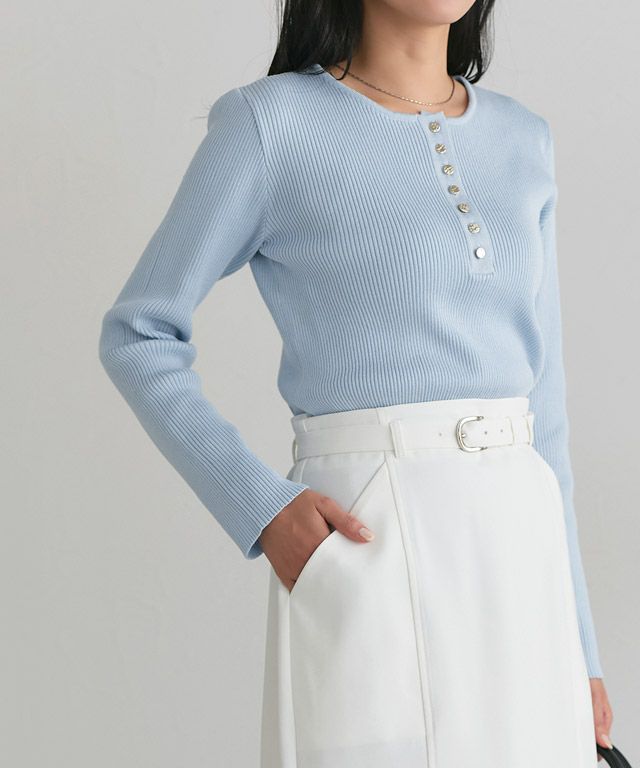 162cm / ライトブルー / M