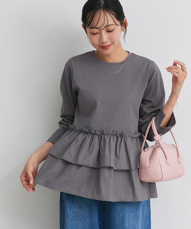 フリルドッキングプルオーバー