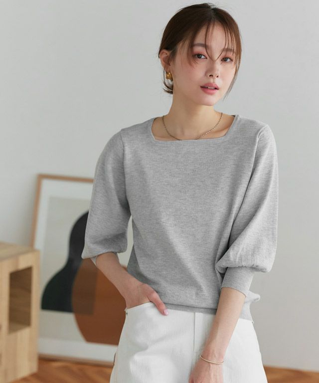 167cm / 杢ライトグレー / M