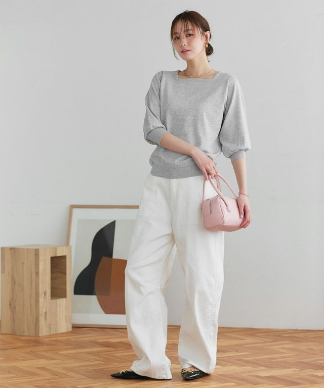 167cm / 杢ライトグレー / M