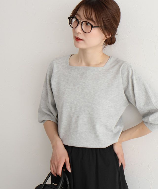 163cm / 杢ライトグレー / M